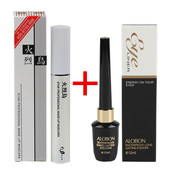 买一送一火烈鸟明星睫毛膏浓密拉长卷翘防水防汗不晕妆眼线笔组合