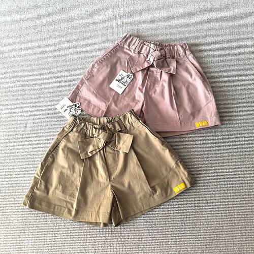 110-130码~夏装女童装 纯棉氨棉弹力口袋休闲大短裤裤裙
