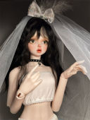 抹胸睡衣裙60cm娃娃性感娃衣 3bjd娃娃泳衣换装 三46分裹胸内衣