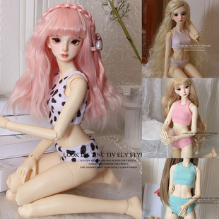 3分bjd娃娃内衣套装4分6分性感豹纹泳衣60厘米叶罗丽衣服分体娃衣