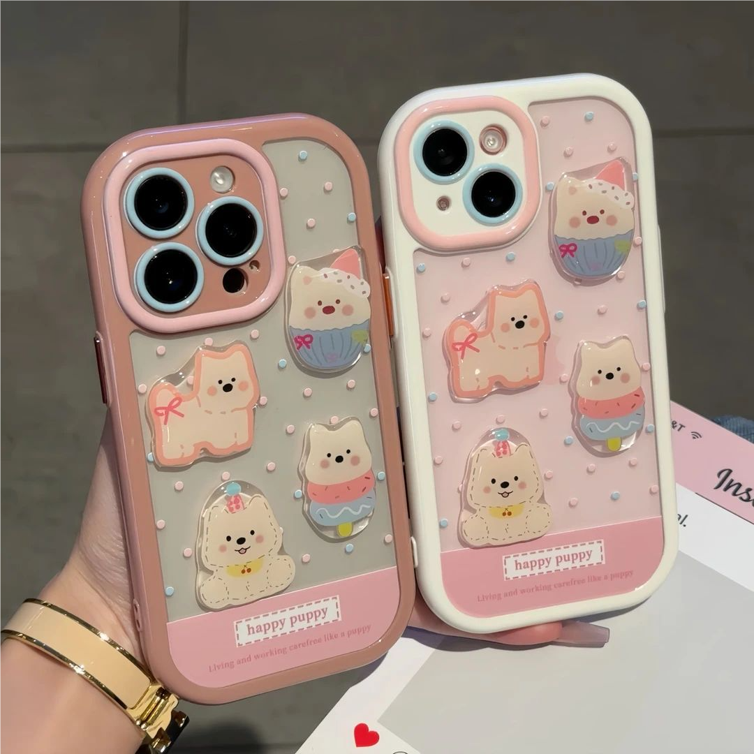 适用iPhone17/16promax全包奶油手机壳小米17/15可爱西高地红米K90/80情侣华为pura80新款mate80/70保护套ins,3C数码配件,手机保护套/壳,淘宝优惠券,粉丝福利购,淘宝优惠卷