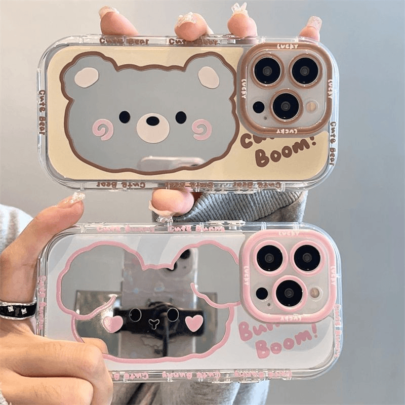 泡芙镜面苹果情侣iPhone15