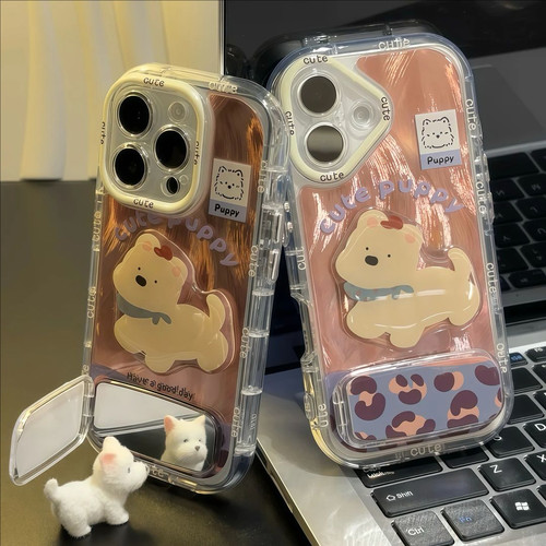 适用iPhone16/15promax拼接西高地手机壳小米15/14软壳红米K80小众华为pura70小猫少女心mate70新款vivos30