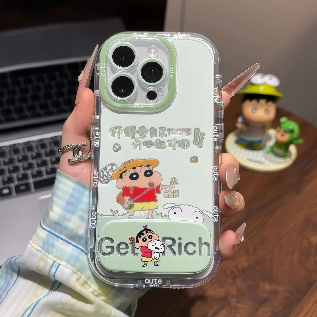 苹果16/15爱自己蜡笔小新手机壳