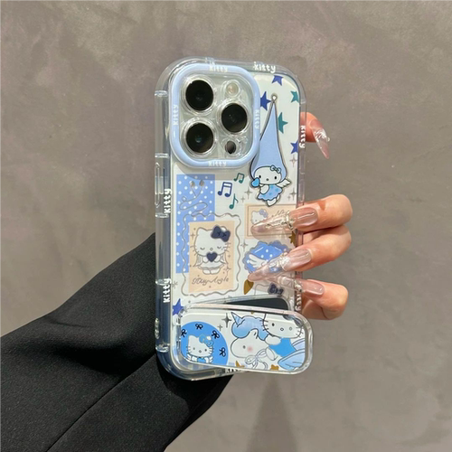 苹果16可爱凯蒂猫羽纱手机壳ins