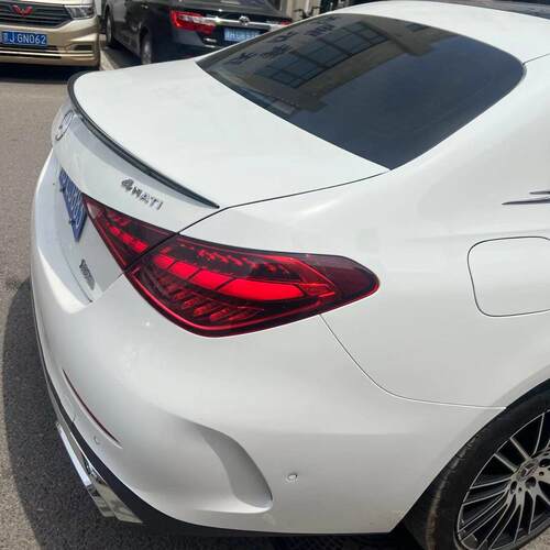 奔驰C尾翼 e顶翼cla后尾翼GLCL a200L  c200L  A后扰流装饰改装