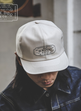 H.W.DOG TRUCKER日产复古70S平檐棒球帽卡车司机帽遮阳男女hwdog