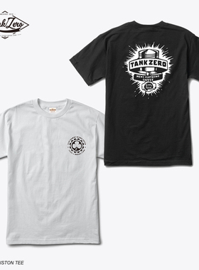 TankZero PISTON TEE 咖啡机车风活塞款 美式复古圆领短袖T恤