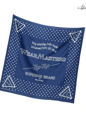 ATTRACTIONS Bandanna Tip Top 日产复古美式波点方巾领巾头巾