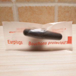 美联航商务舱黑色防噪耳塞助睡眠休息耳塞