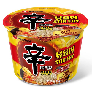 香港代购 进口NONGSHIM农心 辛辣芝士炒面 碗装方便速食面105g