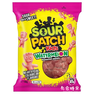 香港代购 澳洲进口Sour Patch西瓜味软糖儿童零食190g