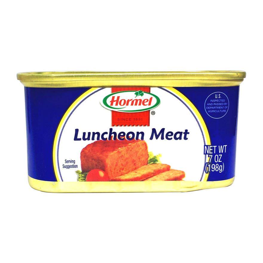 香港代购 美国进口食品 Hormel荷美尔经典午餐肉 罐头198g