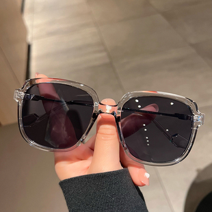 复古方形清新黑色大框显瘦个性圆脸网红墨镜防紫外线太阳镜高级潮