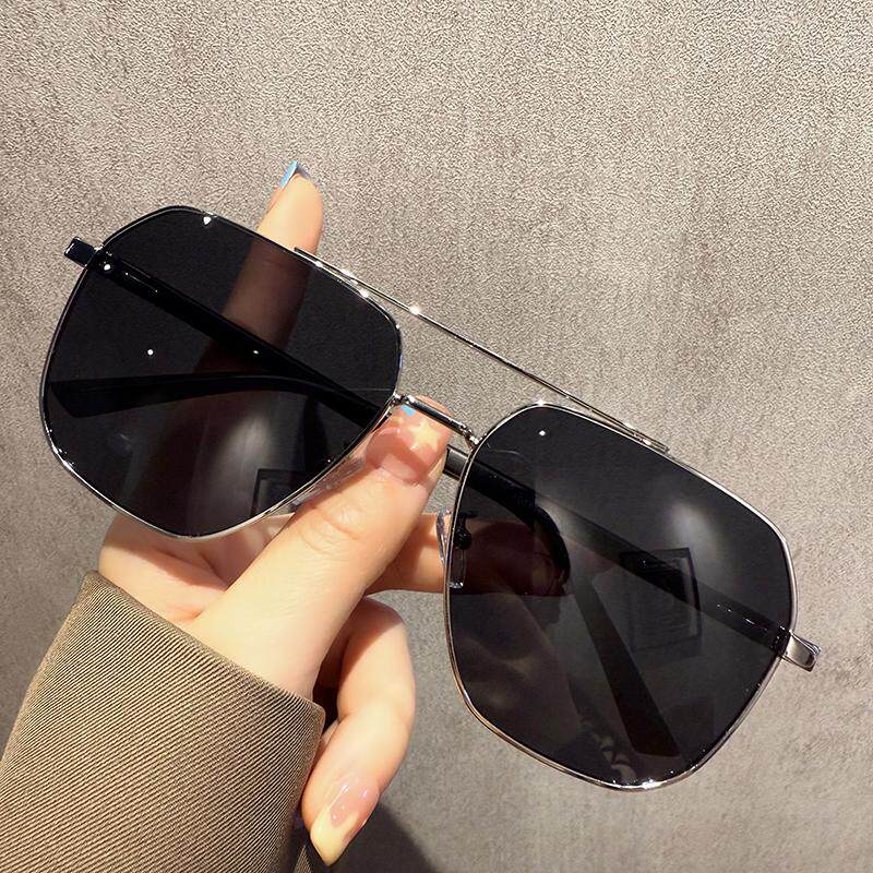 加宽15.1cm偏光墨镜男士双梁飞行员蛤蟆镜时尚潮遮阳太阳镜开车女