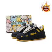 深蓝黄厚底面包鞋 男2025秋冬新款 棉鞋 STURYSN 百搭运动休闲板鞋 女