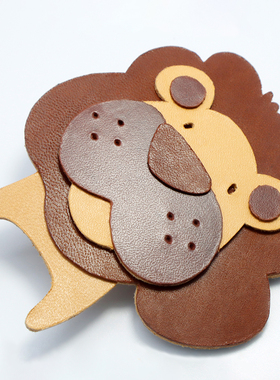 狮子手工夹子皮创意卡通卡通动物