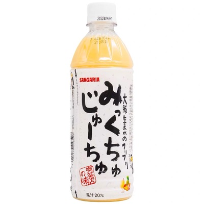日本进口三佳利20%混合果汁饮料500ml早餐饮品白桃味临期特价清仓