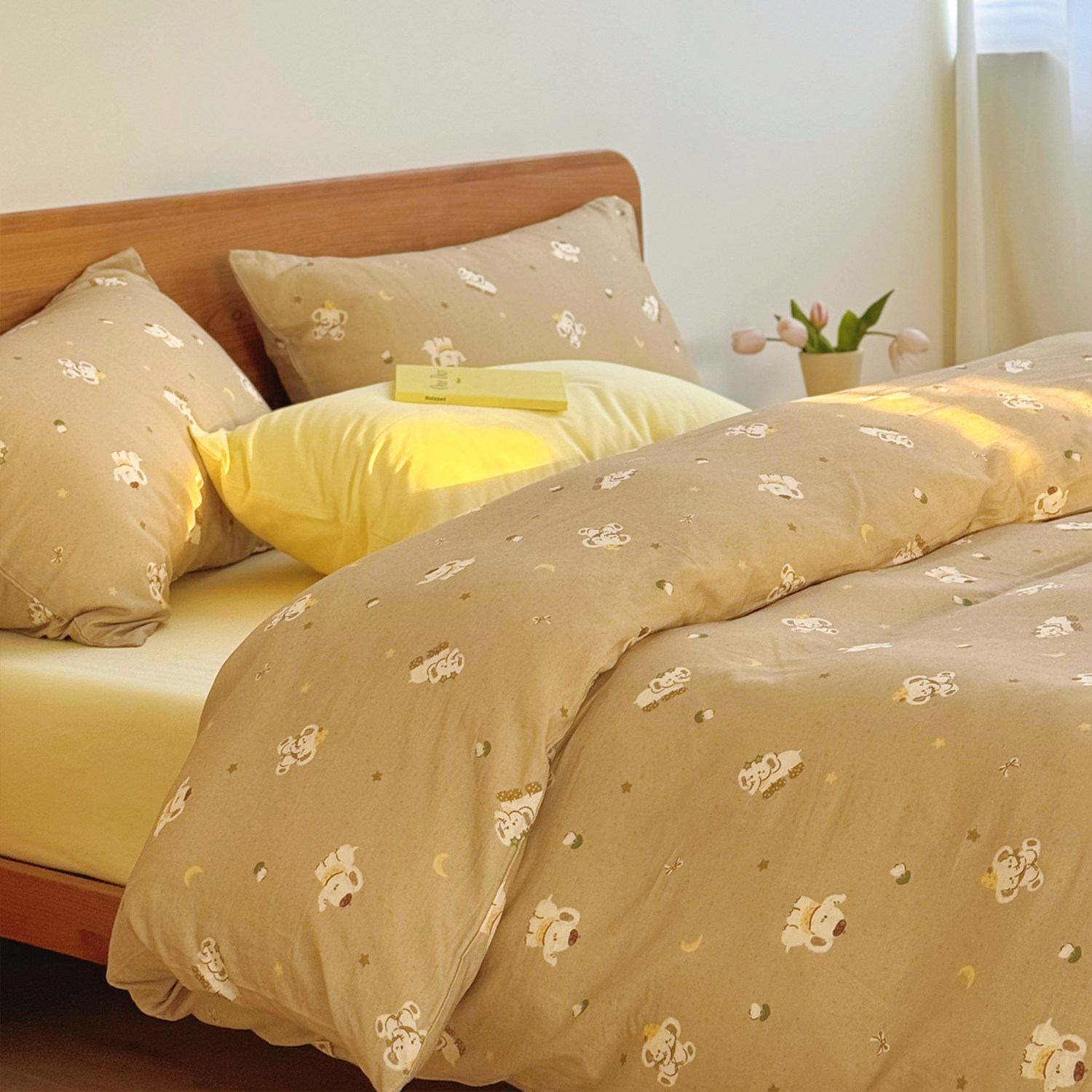 软糯A类全棉双层纱被套床单三四件套纯棉卡童被罩单件150*200*230,床上用品,被套,淘宝优惠券,粉丝福利购,淘宝优惠卷