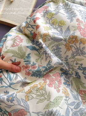 紫色田园碎花纯棉全棉被套单件1.8m床上三四件套宿舍床单被罩1.5m