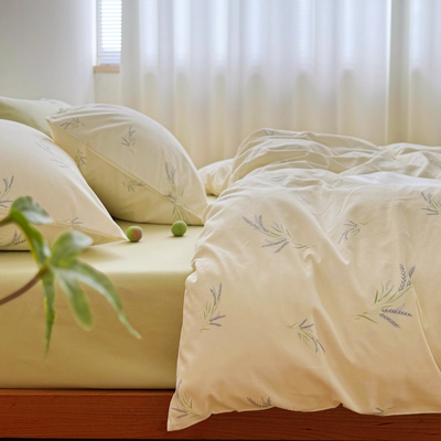 小清新田园风纯棉全棉被套四件套