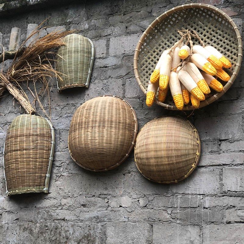 农家乐火锅店餐厅装修装饰品乡村农村老物件农耕农具复古怀旧挂件
