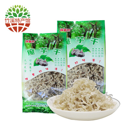 【竹溪馆】魔芋豆腐100g 魔芋干 魔芋食品 魔芋膳食纤维食品