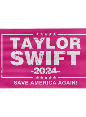 跨境专供  90X150cm taylor应援旗2024涤纶印花装饰旗帜泰勒旗帜