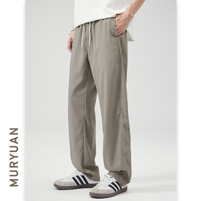 智快鱼潮流前线官方旗舰店素拼男装利鲨男裤子百搭潮流帅气休闲裤