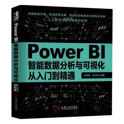 PowerBI智能数据分析与可视化从入门到精通 powerbi自学宝典 自式数据分析与交互式数据可视化与动态图表Excel办公自动VBA数据挖掘