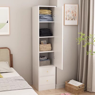 嘉羿实木窄衣柜单门40cm省空间