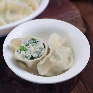 星鱼鲅鱼水饺海鲜纯手工水饺新鲜速冻鱼肉冷冻420g/袋托盘装