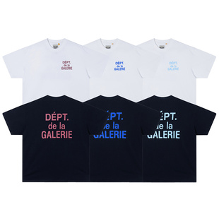GALLERY DEPT 26SS新款夏季美潮高街字母印花宽松纯棉短袖T恤男女