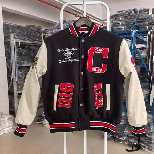 corteiz美潮撞色拼接棒球服外套