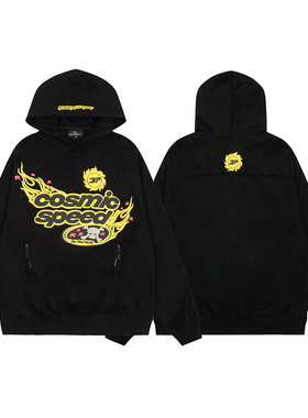 broken planet欧美高街潮牌运动休闲宽松纯棉卫衣长裤套装男女款