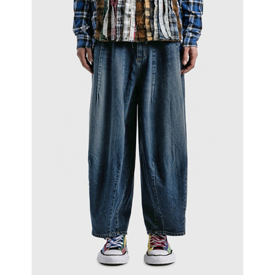 Needles欧美潮牌洗水休闲牛仔裤