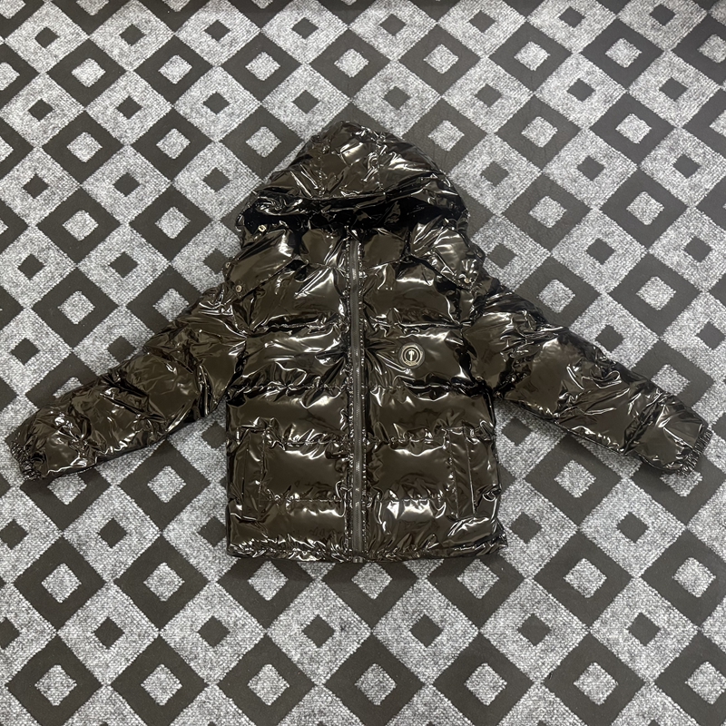 Trapstar美潮冬季亮面棉服外套男