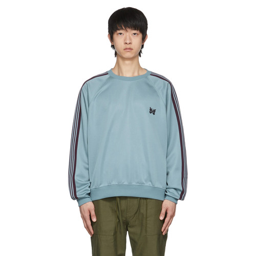 Needles蝴蝶刺绣长袖套头卫衣潮