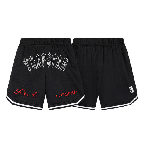 trapstar美潮夏季刺绣网眼短裤男
