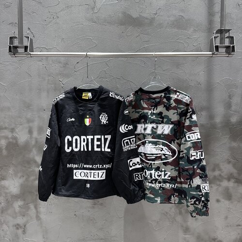 Corteiz美潮迷彩套头风衣外套男