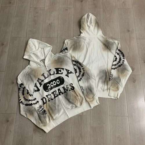 VALEVALLEY复古美潮拉链卫衣男