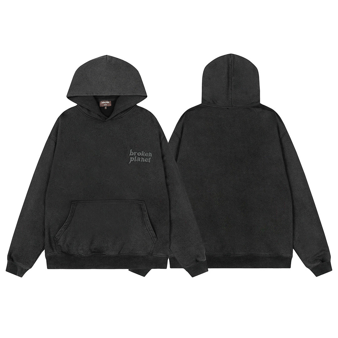 brokenplanet美潮复古连帽卫衣