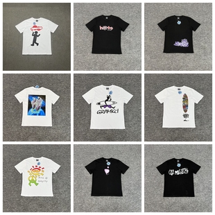 T恤男女FOG 运动休闲字母印花宽松纯棉短袖 ADWYSD美式 高街潮牌夏季