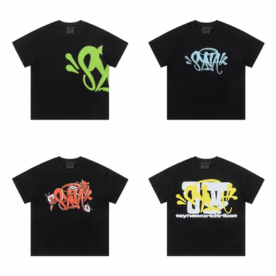 synaworld美式高街潮牌短袖T恤夏