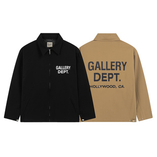 GALLERY DEPT春秋字母LOGO印花高街潮流男女百搭教练夹克外套风衣