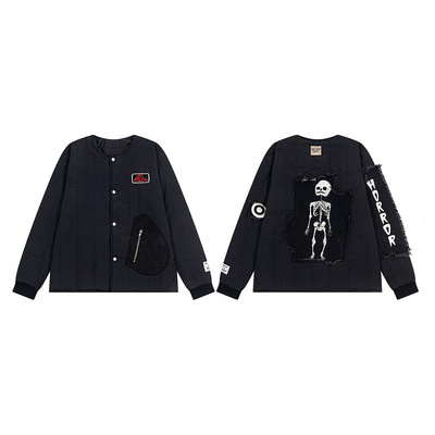 GALLERYDEPT骷髅贴布外套棉服潮