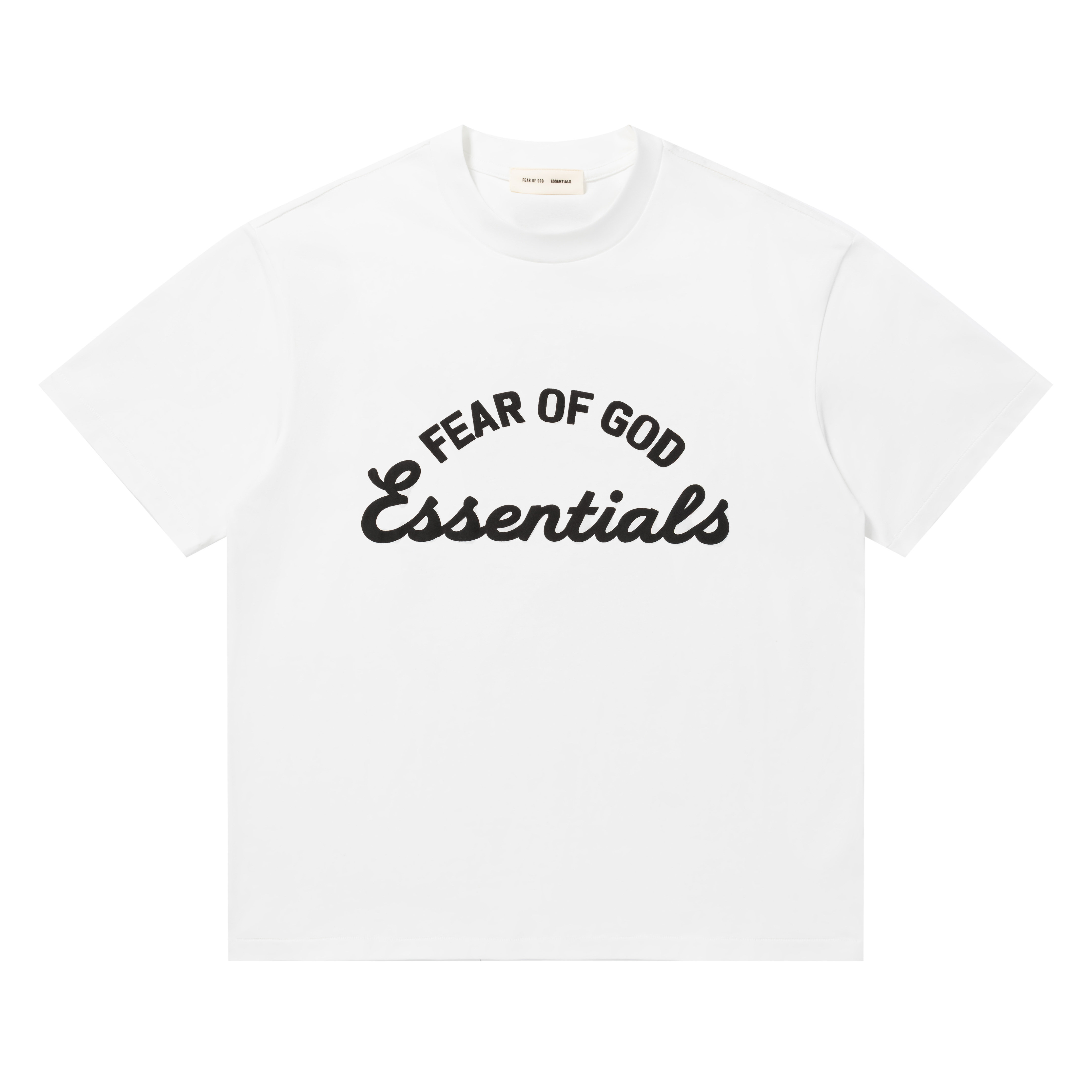thumbnail for 2026 Summer New Fog Multi-Line Trendy Brand American High Street Casual Letter Print Loose Pure Cotton Short-Sleeve T-Shirt