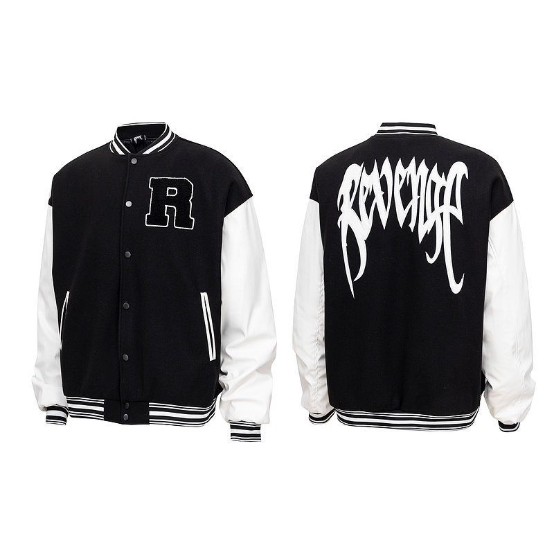 REVENGE秋冬字母LOGO刺绣棒球服