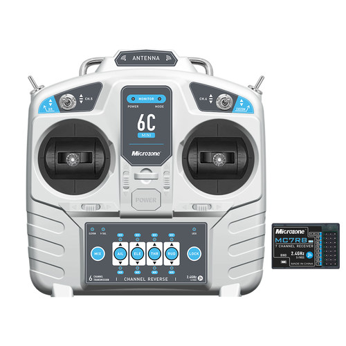 2.4G航模遥控器套件MC6C遥控器4驱麦克纳姆轮智能小车底盘Arduino