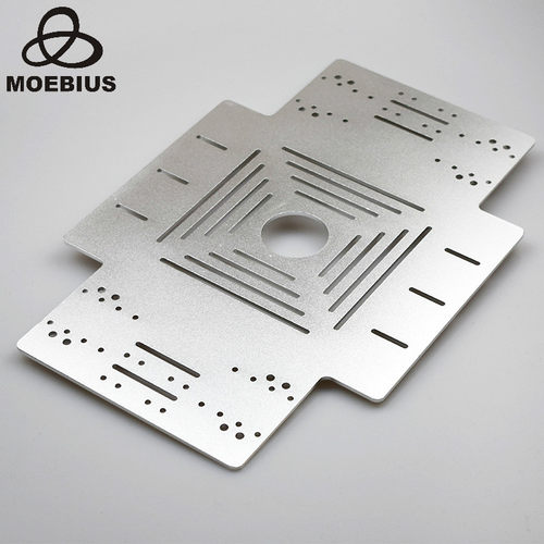 智能小车金属底盘板 麦克纳姆轮小车底盘亚克力面板 DIY配件